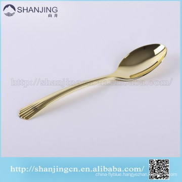 New product disposable plastic gold spoon